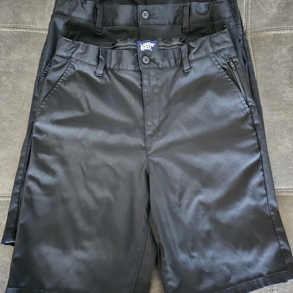 LandsEnd Boys Active Chino Uniform Shorts - Picture 2 of 4